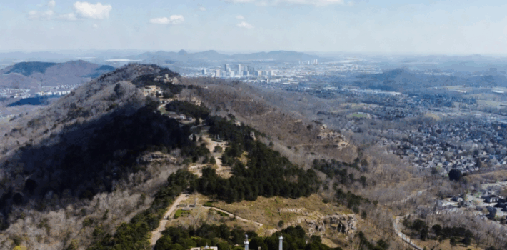 Suburban Atlanta highest peak