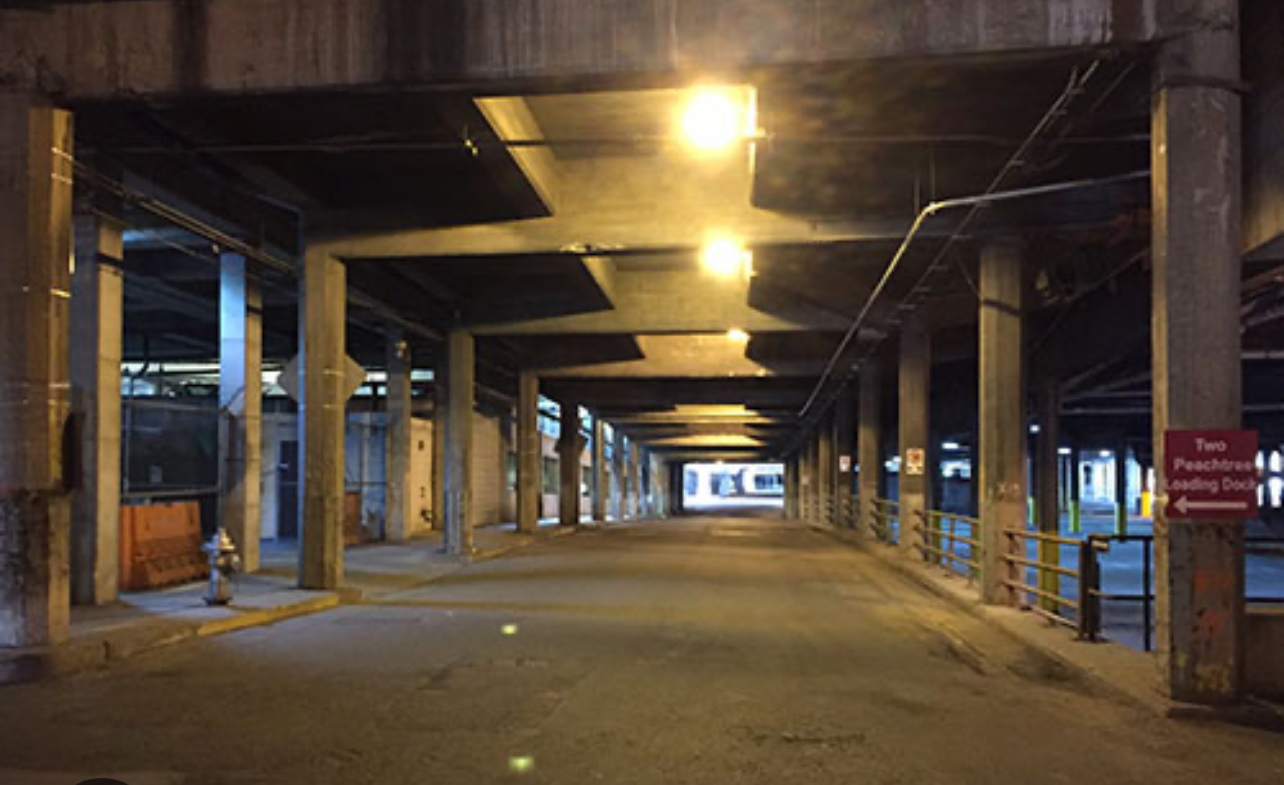 Underground Atlanta parking lot