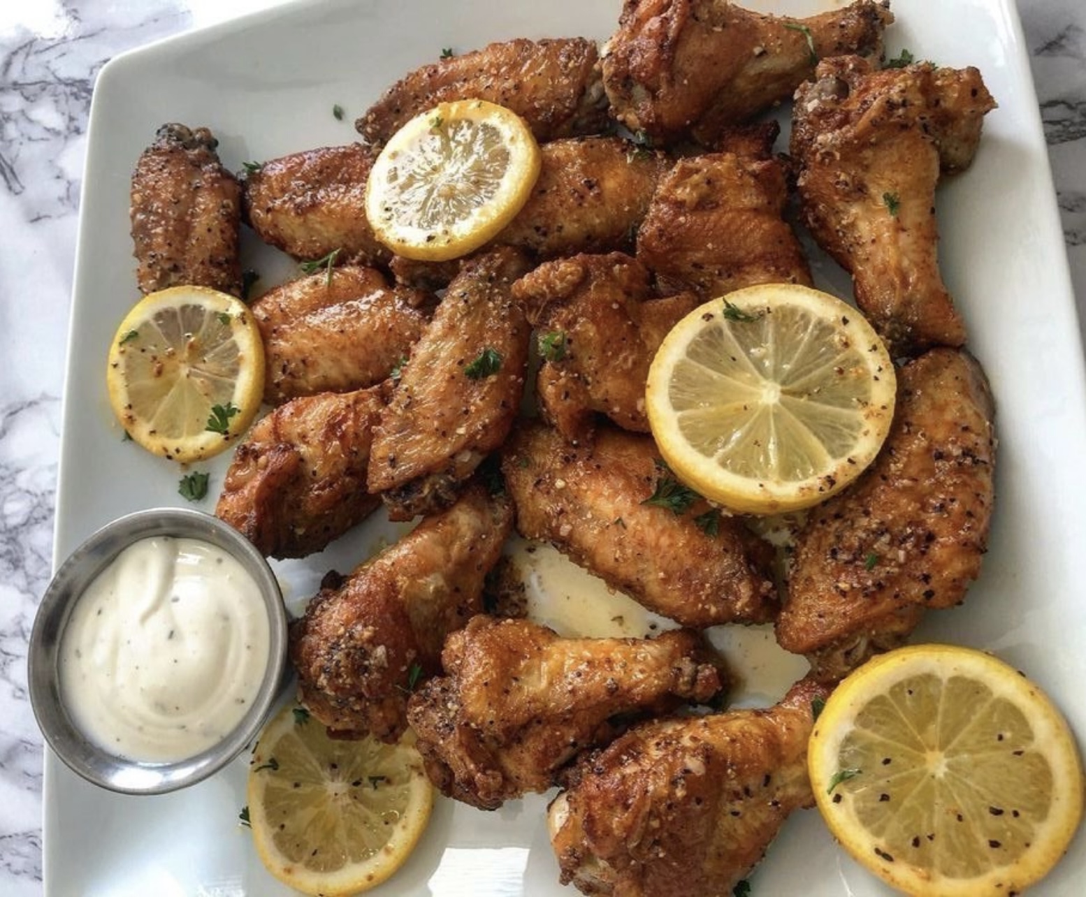 Lemon pepper wings
