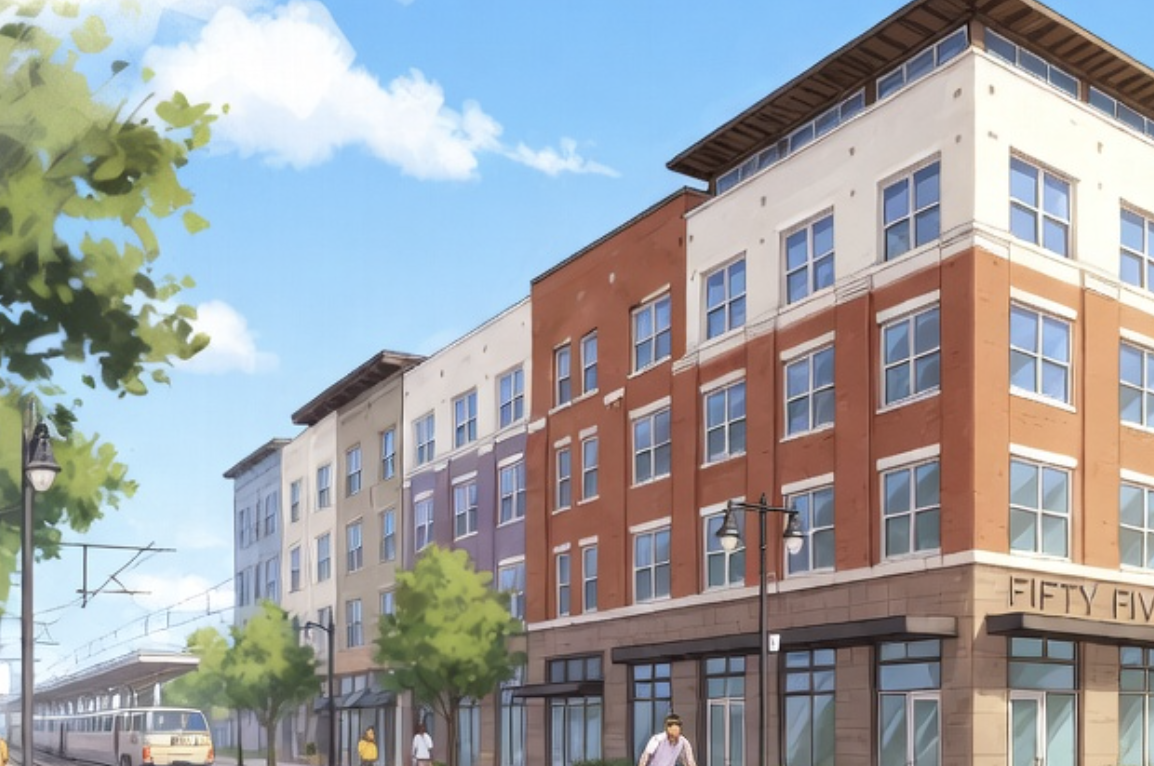 The Fifty-Five building in East Point