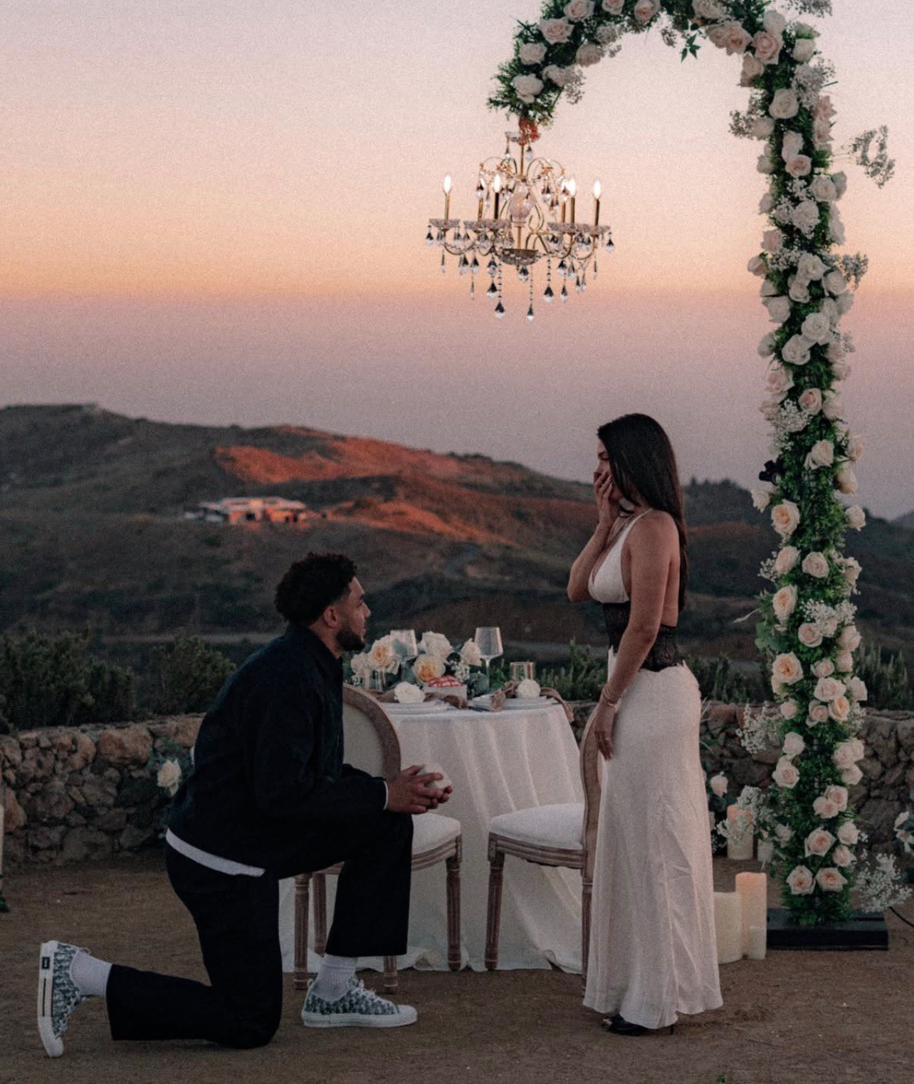 Drake London gets engaged