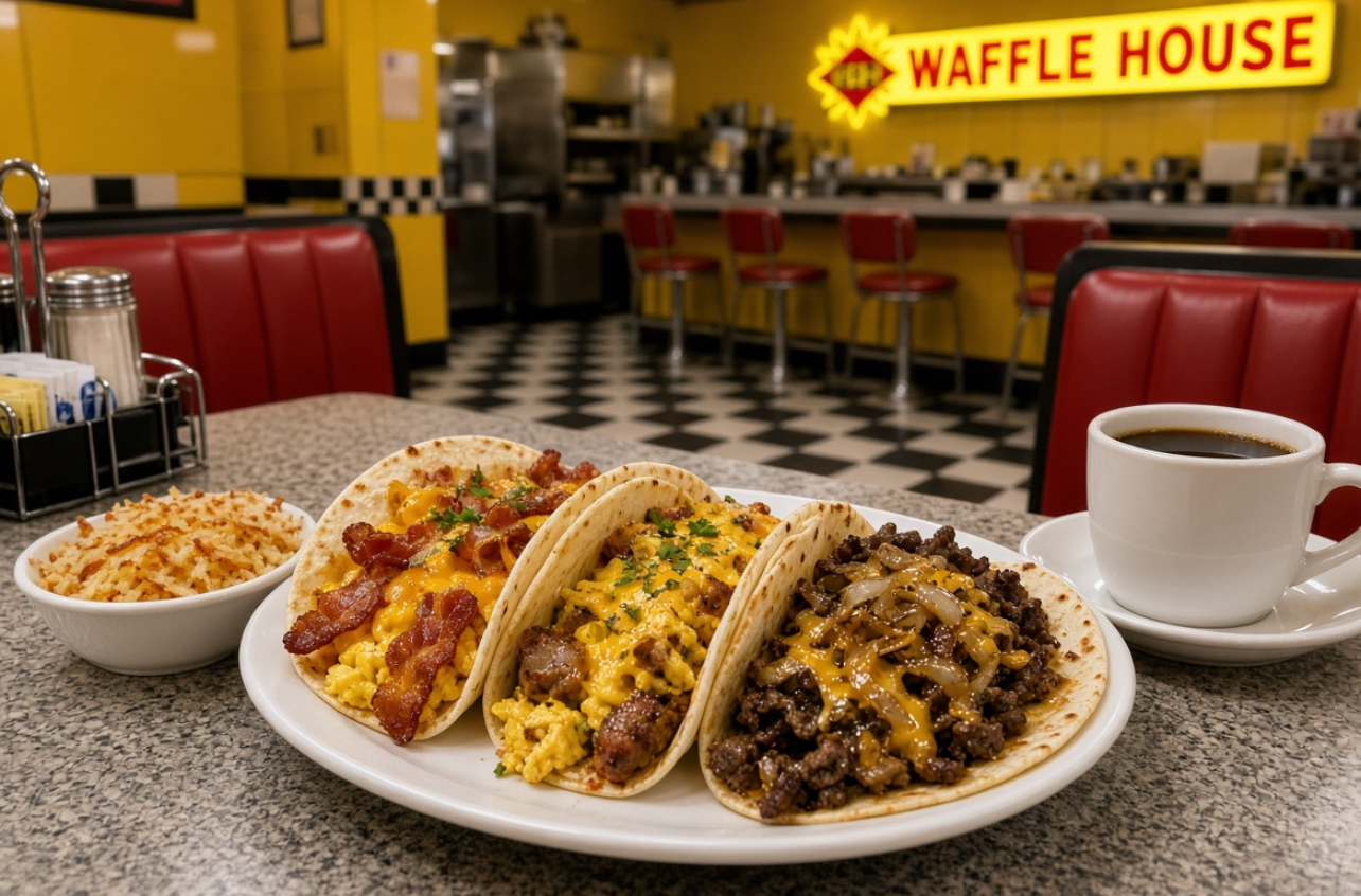 Waffle House taco menu