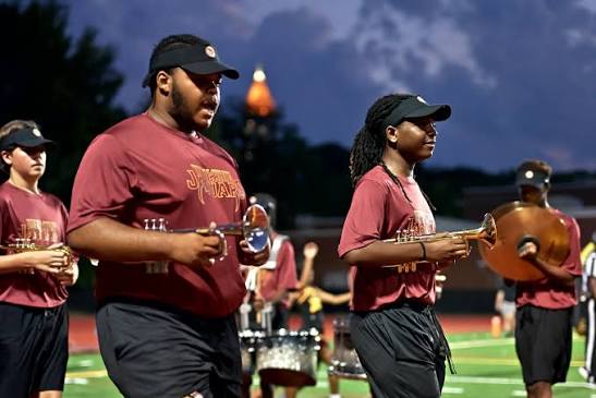 Maynard Jackson High School marching band
