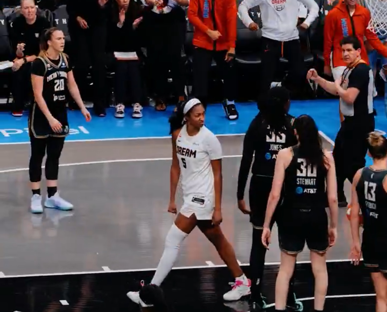 Angel Reese vs. Liberty game