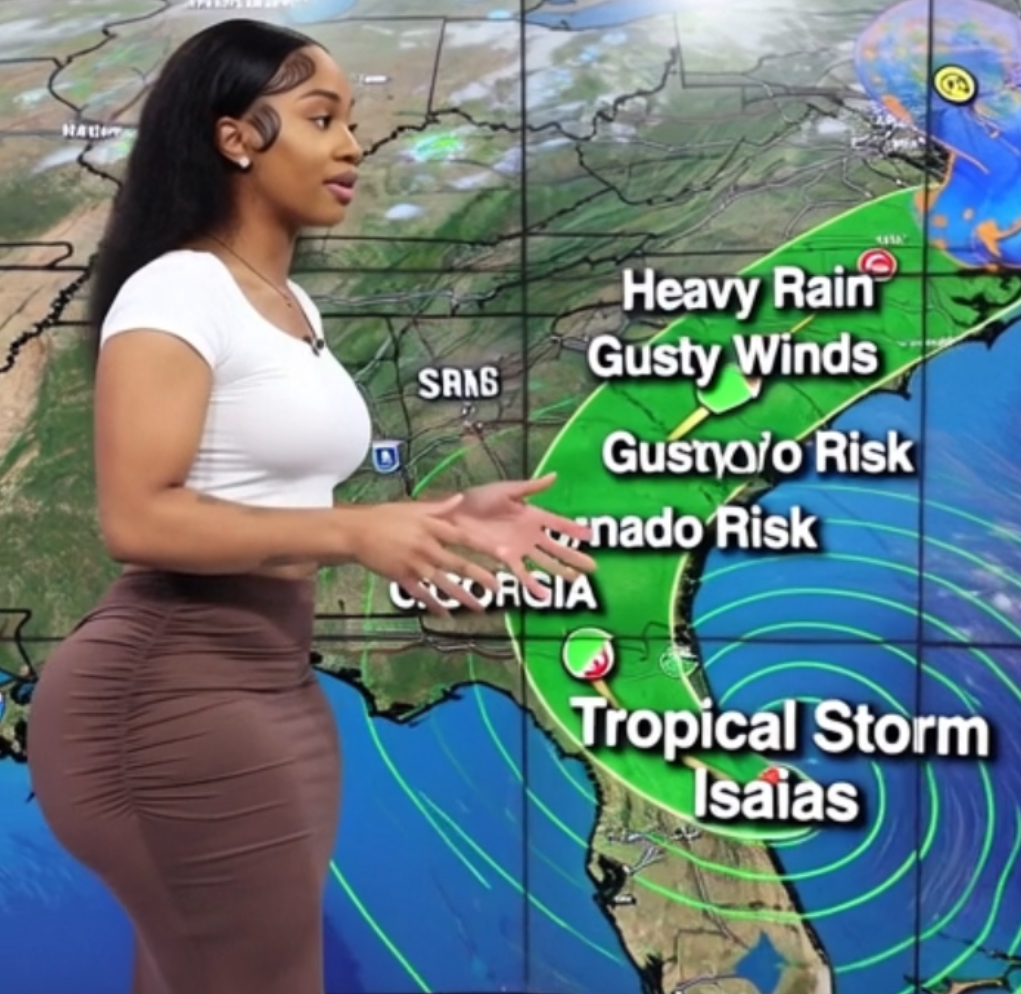 Tropical storm Isaias